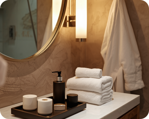 Hotel amenities and hospitality products in Thailand
