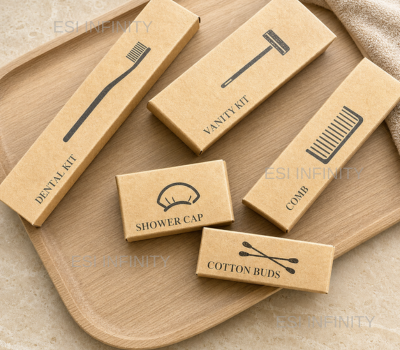 Kraft paper amenity box